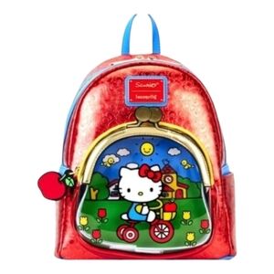 NEW Loungefly Sanrio Hello Kitty 50th  Anniversary Coin Bag Backpack